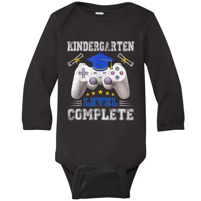 Kindergarten Level Complete Graduation Class Gamer Baby Long Sleeve Bodysuit