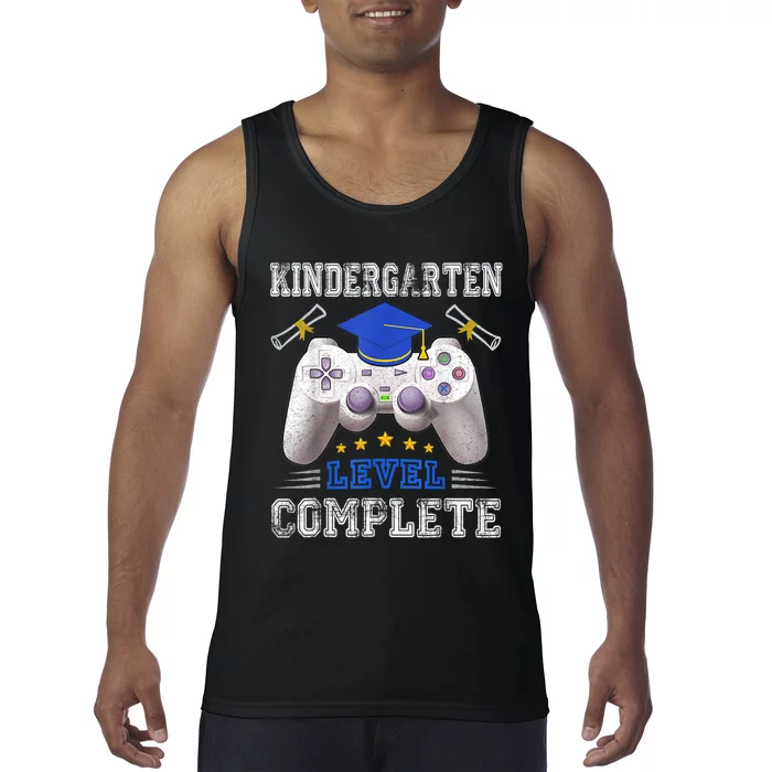 Kindergarten Level Complete Graduation Class Gamer Tank Top