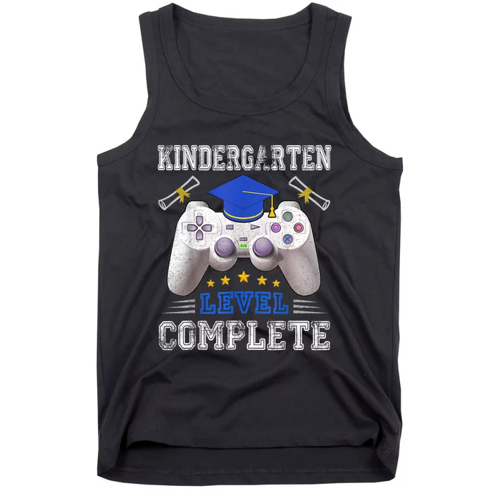 Kindergarten Level Complete Graduation Class Gamer Tank Top