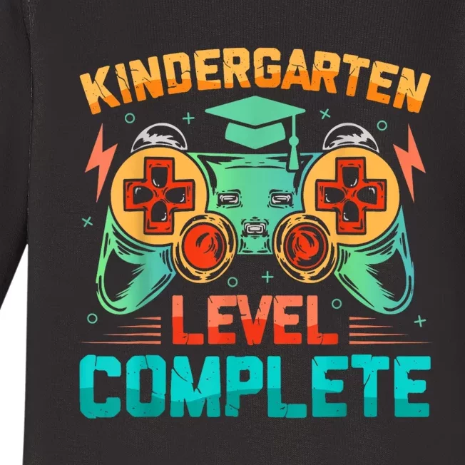 Kindergarten Level Complete Graduation Class Gamer Baby Long Sleeve Bodysuit