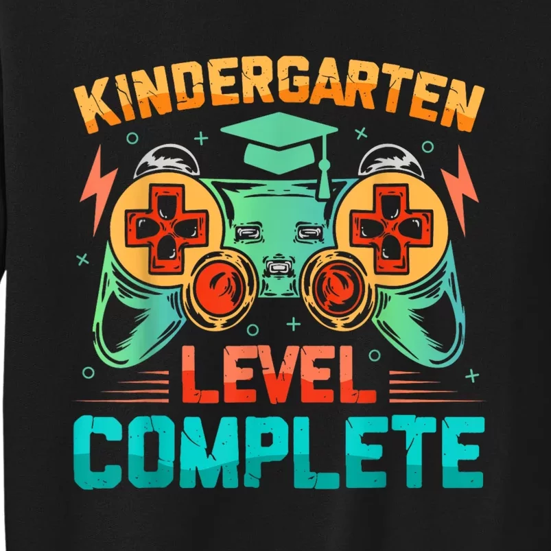 Kindergarten Level Complete Graduation Class Gamer Tall Sweatshirt