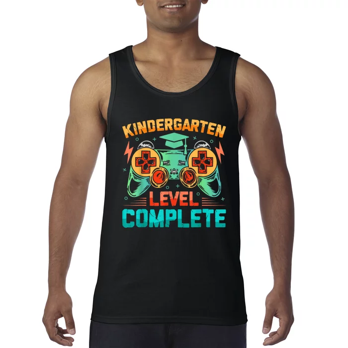 Kindergarten Level Complete Graduation Class Gamer Tank Top