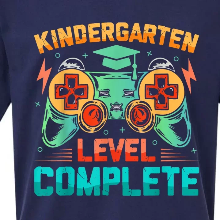 Kindergarten Level Complete Graduation Class Gamer Sueded Cloud Jersey T-Shirt