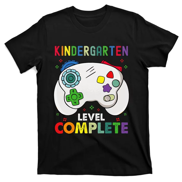 Kindergarten Level Complete Last Day Of School Graduation T-Shirt