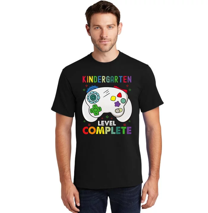 Kindergarten Level Complete Last Day Of School Graduation Tall T-Shirt