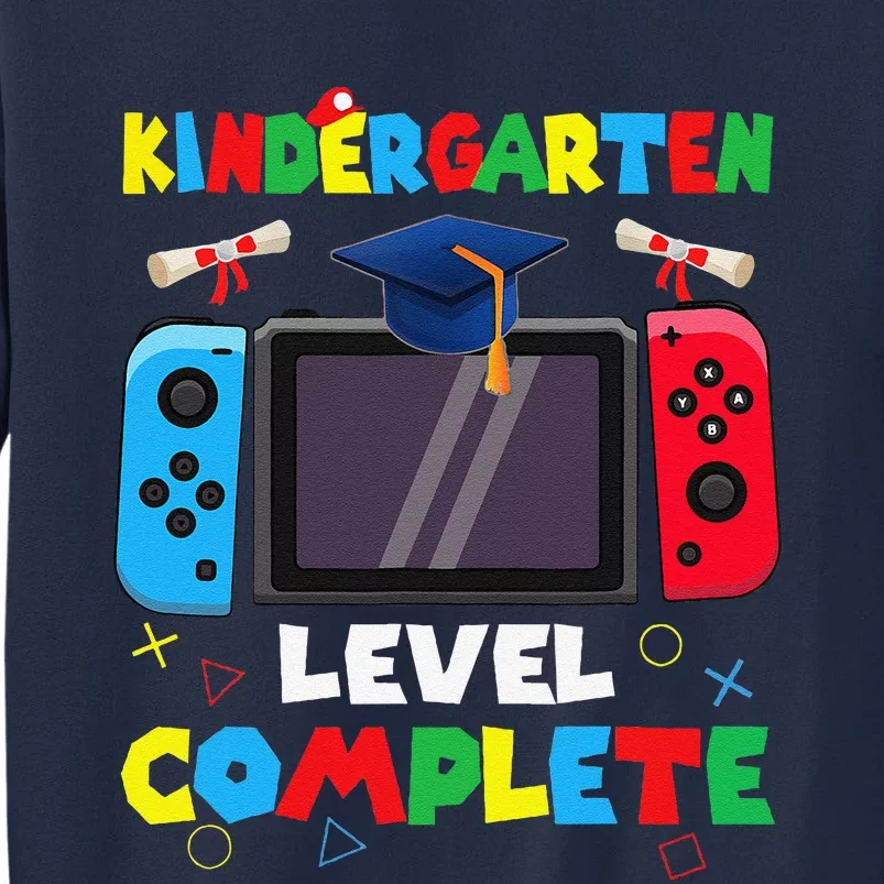 Kindergarten Level Complete Graduation Class 2024 Gamer Tall Sweatshirt