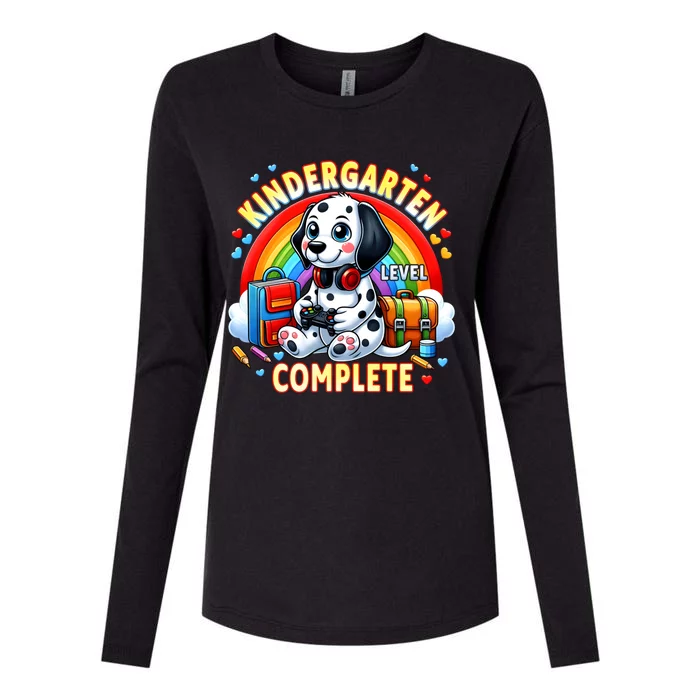 Kindergarten Level Complete Goodbye School Hello Summer Funny Gift Womens Cotton Relaxed Long Sleeve T-Shirt