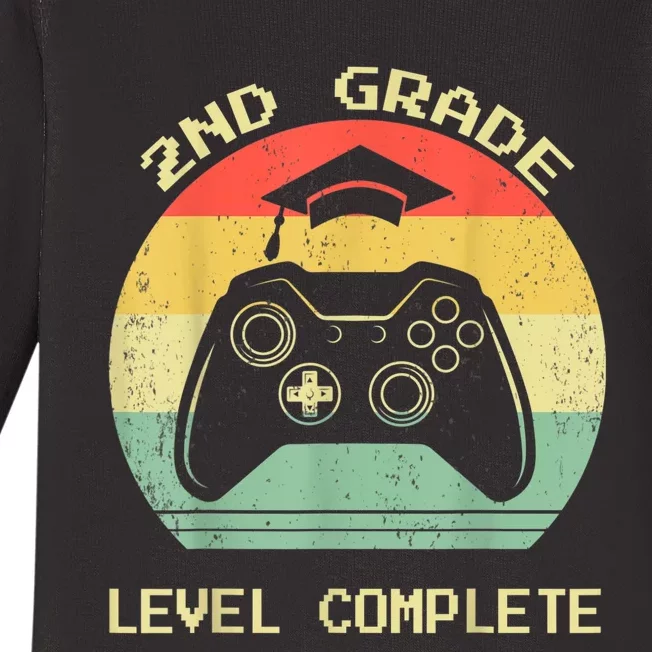 Kindergarten Level Complete Graduation Class Gamer Baby Long Sleeve Bodysuit