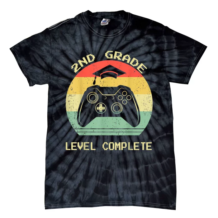 Kindergarten Level Complete Graduation Class Gamer Tie-Dye T-Shirt