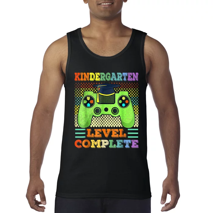 Kindergarten Level Complete Graduation Class Gamer Tank Top