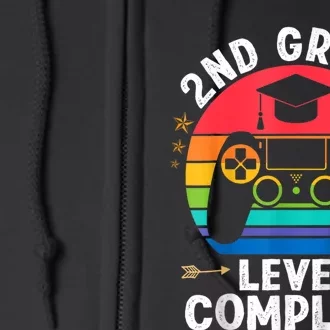 Kindergarten Level Complete Graduation Class Gamer Full Zip Hoodie