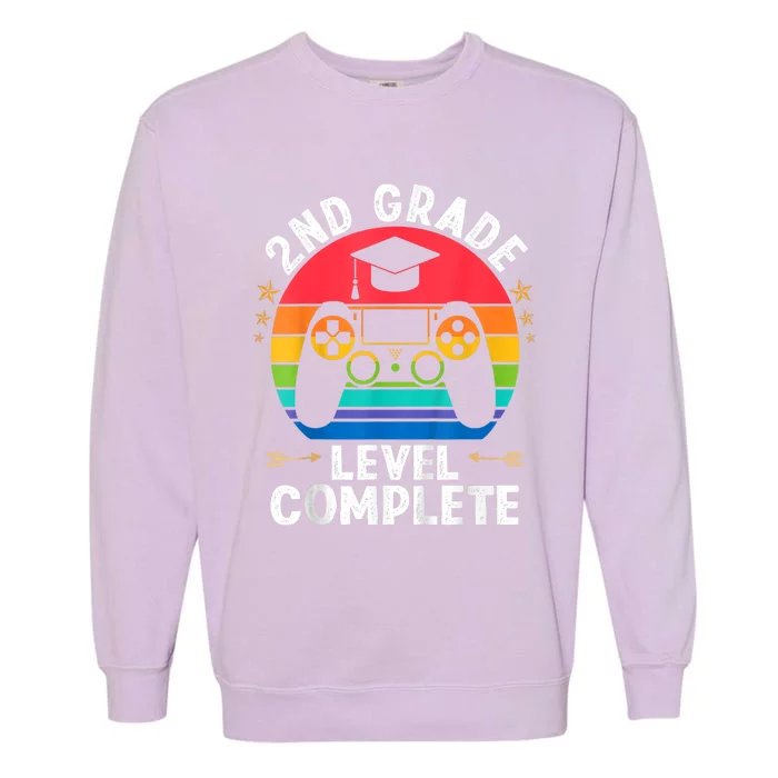 Kindergarten Level Complete Graduation Class Gamer Garment-Dyed Sweatshirt