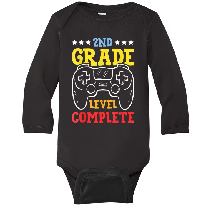 Kindergarten Level Complete Graduation Class Gamer Baby Long Sleeve Bodysuit