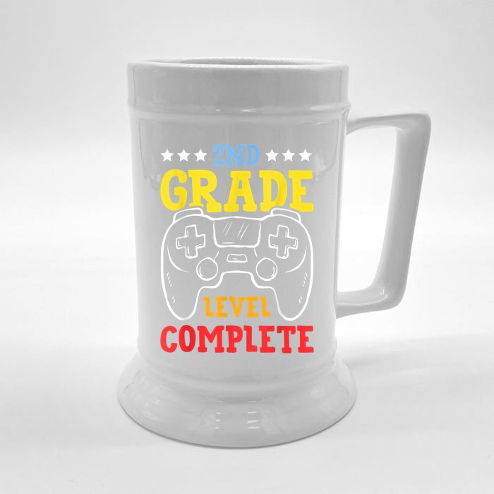 Kindergarten Level Complete Graduation Class Gamer Front & Back Beer Stein