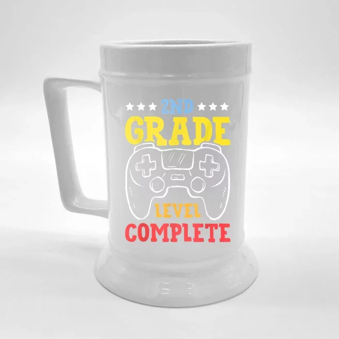 Kindergarten Level Complete Graduation Class Gamer Front & Back Beer Stein