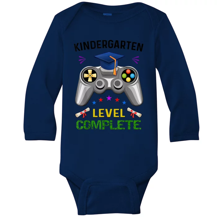 Kindergarten Level Complete Graduation Class Gamer Baby Long Sleeve Bodysuit