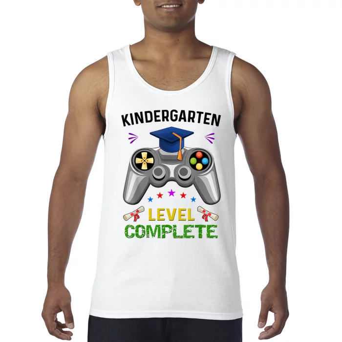 Kindergarten Level Complete Graduation Class Gamer Tank Top