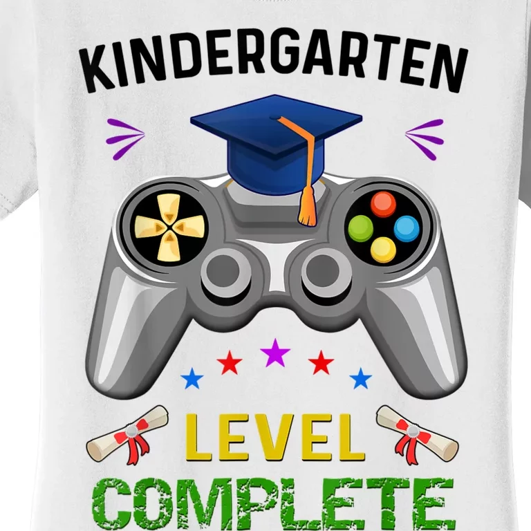 Kindergarten Level Complete Graduation Class Gamer Women's T-Shirt