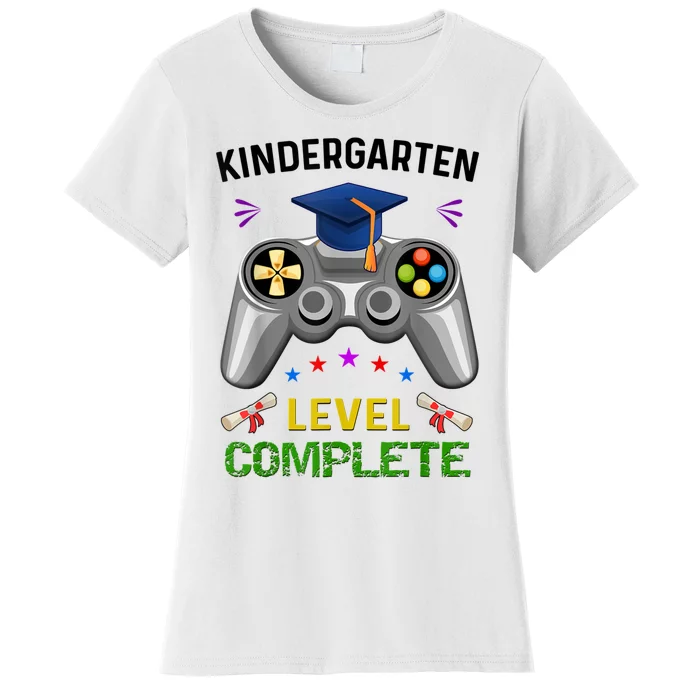 Kindergarten Level Complete Graduation Class Gamer Women's T-Shirt