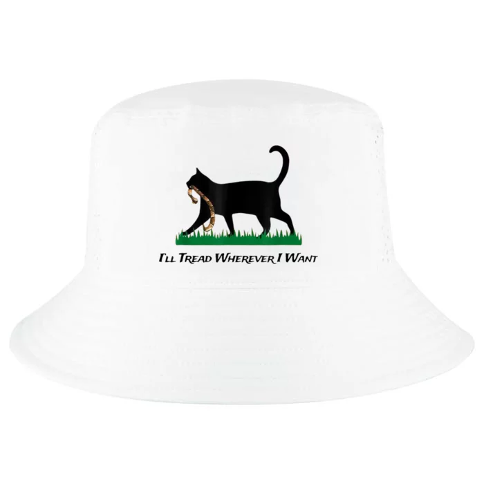 Kamala Lady Cat 2024 ILl Tread Wherever I Want Cool Comfort Performance Bucket Hat