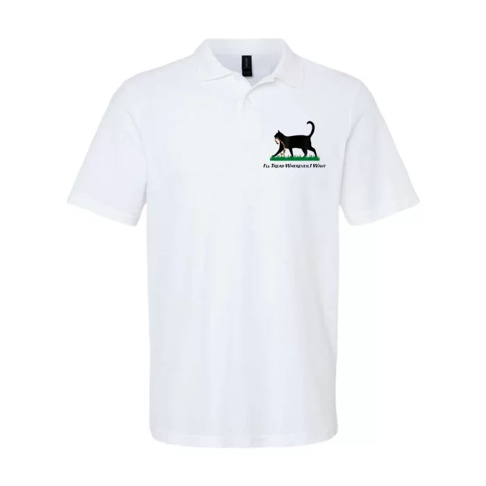 Kamala Lady Cat 2024 ILl Tread Wherever I Want Softstyle Adult Sport Polo