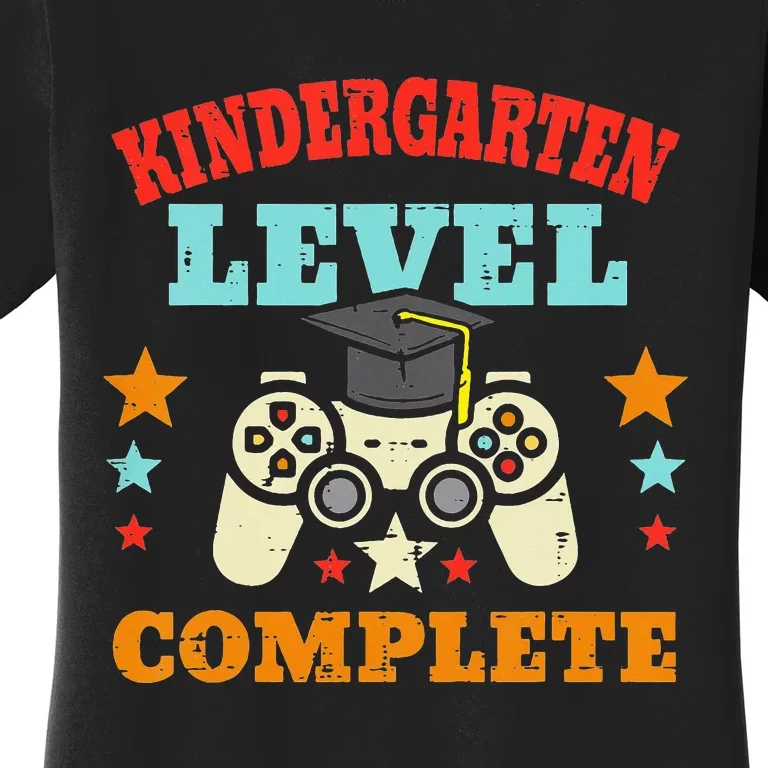 Kindergarten Level Complete Graduation Gamer Women's T-Shirt