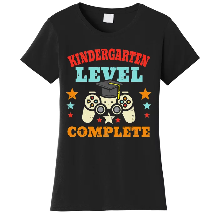 Kindergarten Level Complete Graduation Gamer Women's T-Shirt