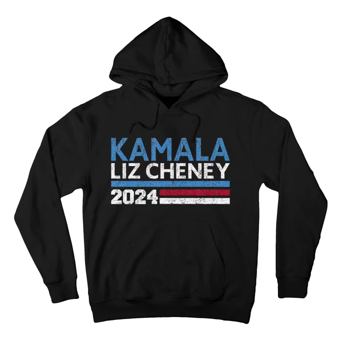 Kamala Liz Cheney 2024 Vintage Design Hoodie