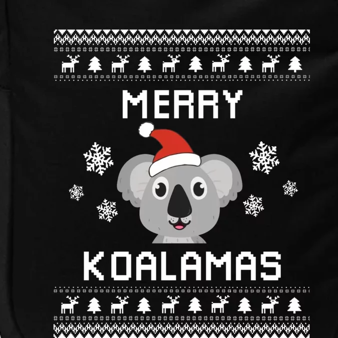 Koala Lover Christmas Ugly Xmas Koala Koala Gift Impact Tech Backpack