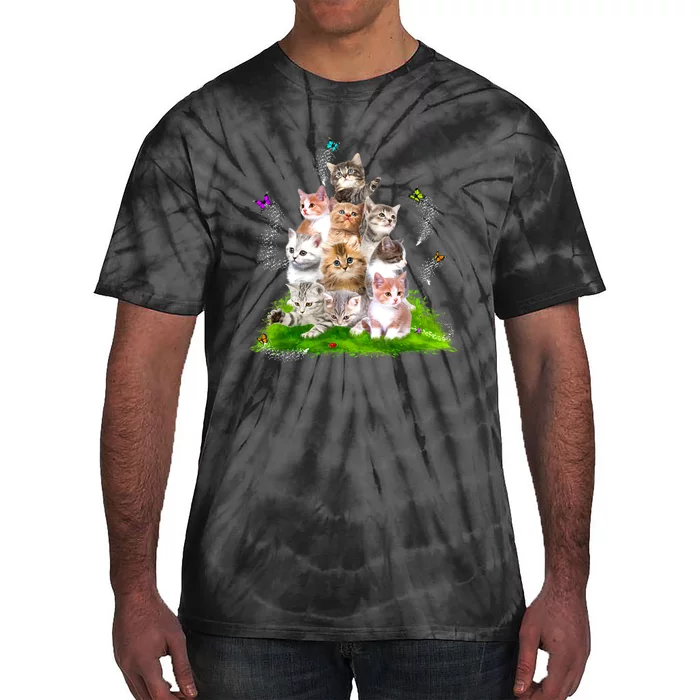 Kitten Lover Cat Lover Cute Cat Tie-Dye T-Shirt