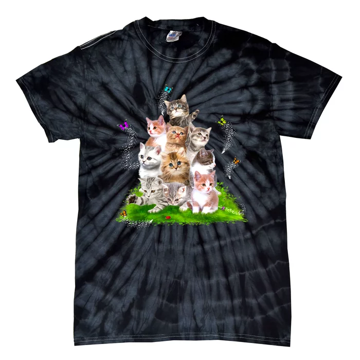 Kitten Lover Cat Lover Cute Cat Tie-Dye T-Shirt