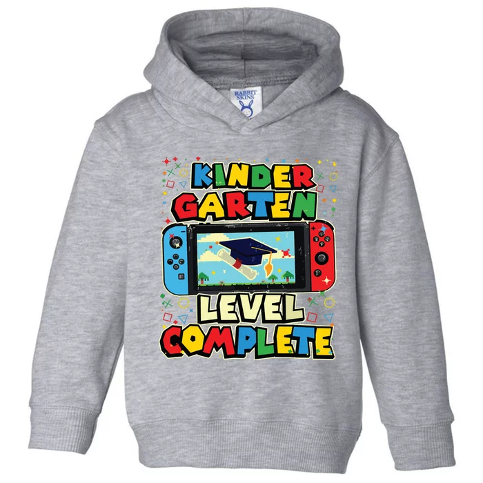 Kindergarten Level Complete Last Day Of School Graduate Toddler Hoodie