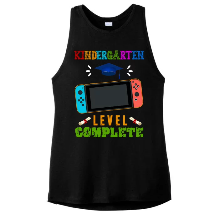 Kindergarten Level Complete Video Game Ladies Tri-Blend Wicking Tank