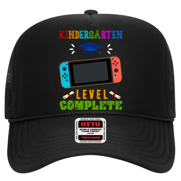 Kindergarten Level Complete Video Game High Crown Mesh Trucker Hat