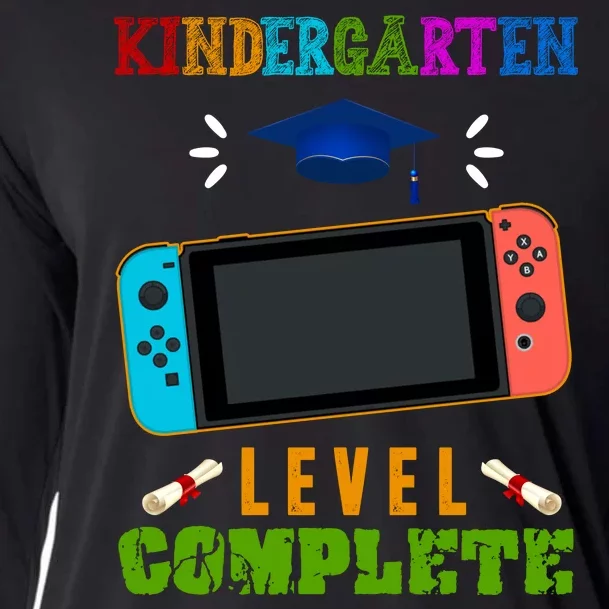 Kindergarten Level Complete Video Game Cooling Performance Long Sleeve Crew