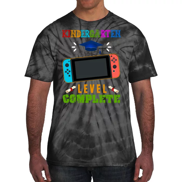 Kindergarten Level Complete Video Game Tie-Dye T-Shirt