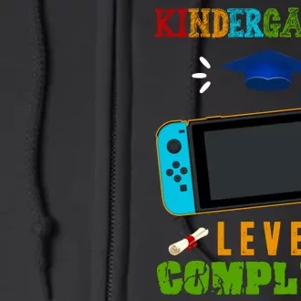 Kindergarten Level Complete Video Game Full Zip Hoodie