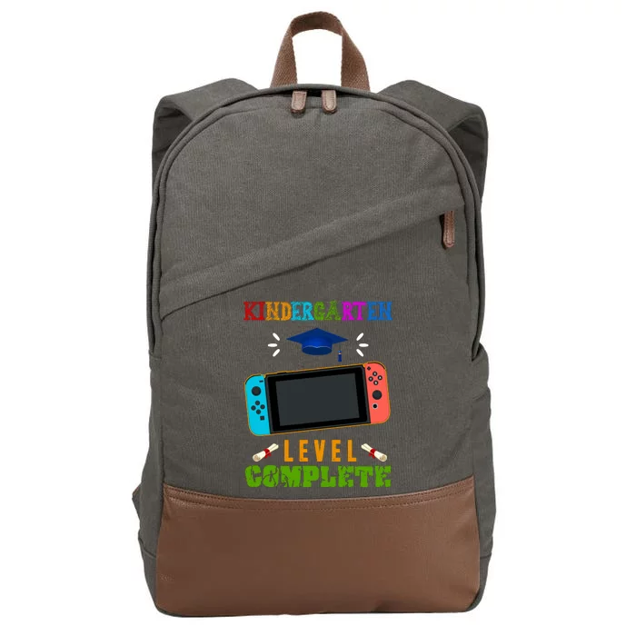 Kindergarten Level Complete Video Game Cotton Canvas Backpack