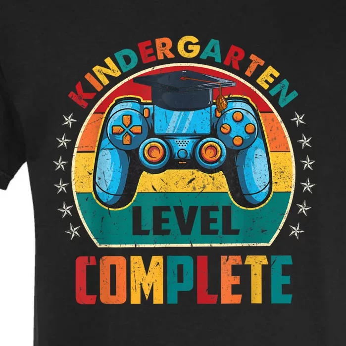 Kindergarten Level Complete Graduation Class Gamer Boy Garment-Dyed Heavyweight T-Shirt