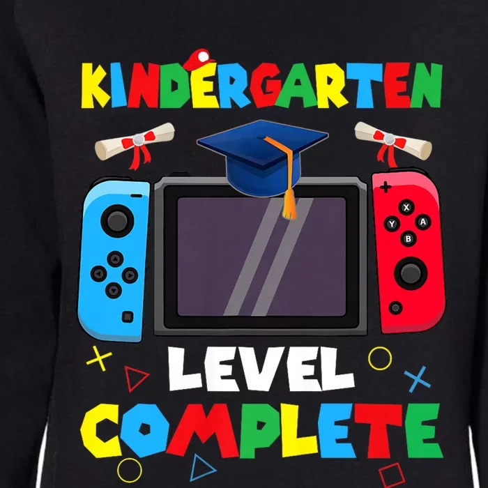 Kindergarten Level Complete Graduation Class 2024 Gamer Womens California Wash Sweatshirt