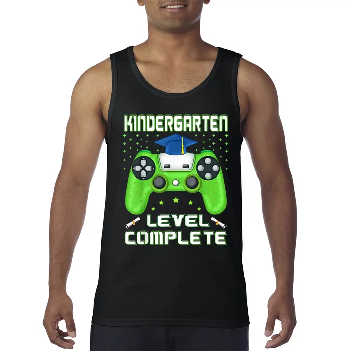 Kindergarten Level Complete Graduation Class Gamer Tank Top