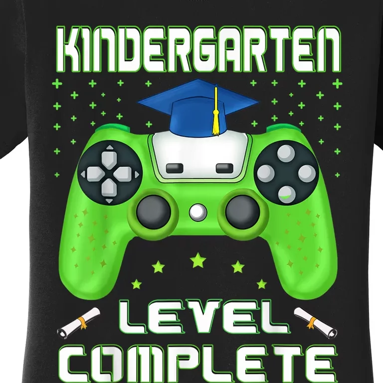 Kindergarten Level Complete Graduation Class Gamer Women's T-Shirt