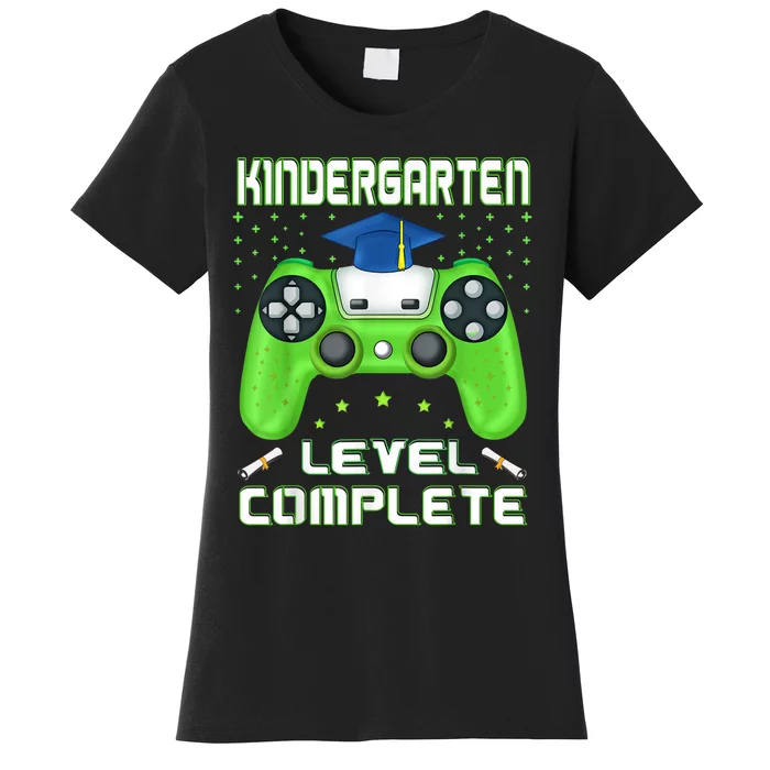 Kindergarten Level Complete Graduation Class Gamer Women's T-Shirt