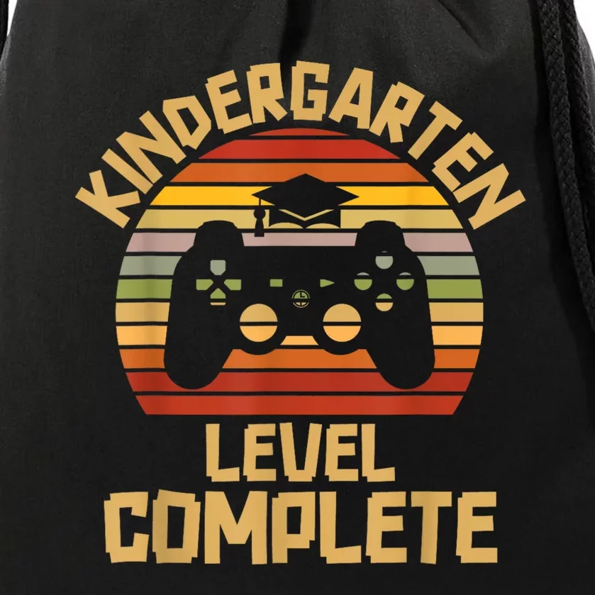 Kindergarten Level Complete Graduation Class Gamer Drawstring Bag