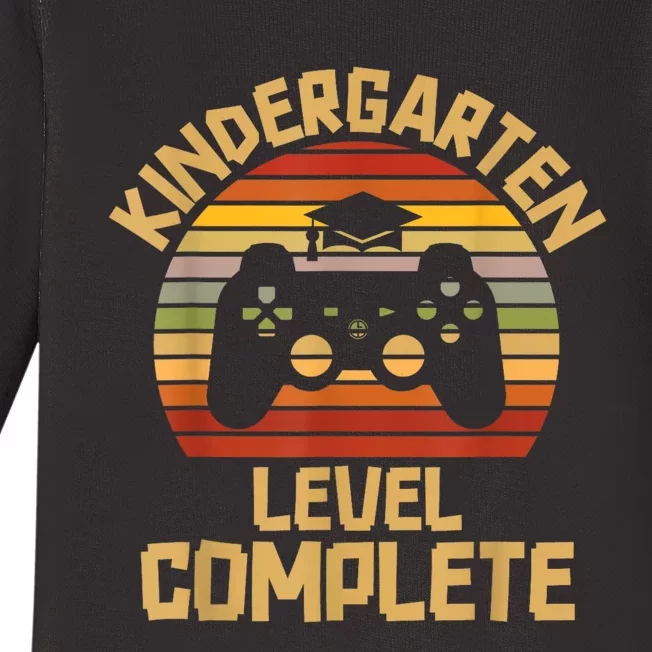 Kindergarten Level Complete Graduation Class Gamer Baby Long Sleeve Bodysuit