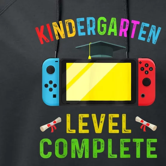 Kindergarten Level Complete Graduation Class Gamer Performance Fleece Hoodie