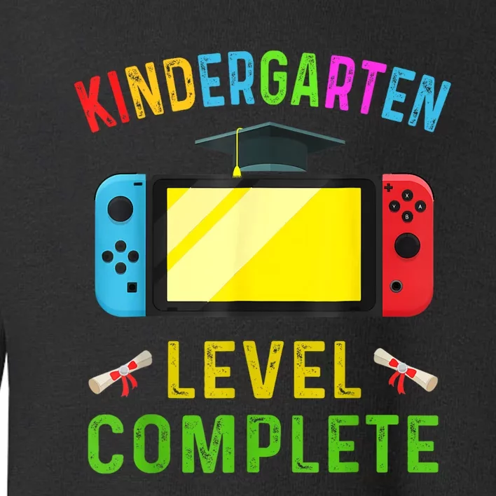 Kindergarten Level Complete Graduation Class Gamer Toddler Sweatshirt