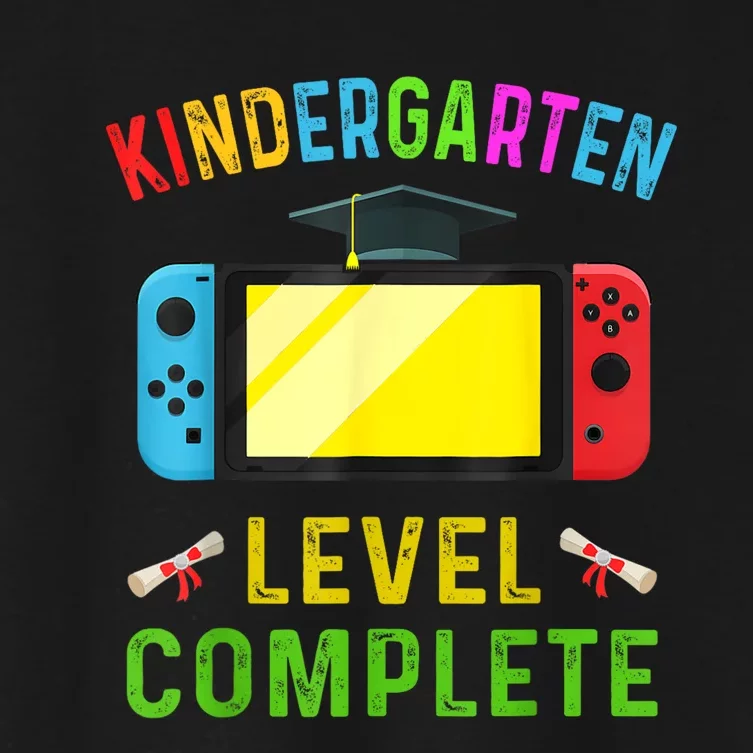 Kindergarten Level Complete Graduation Class Gamer Women's Crop Top Tee