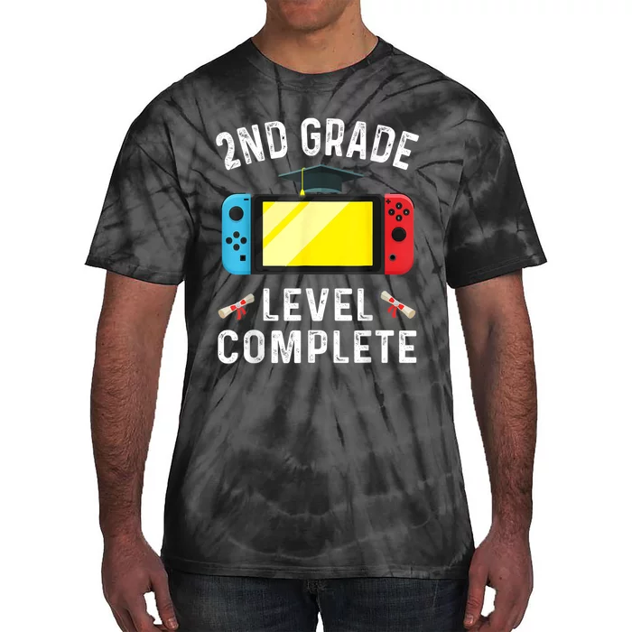 Kindergarten Level Complete Graduation Class Gamer Tie-Dye T-Shirt