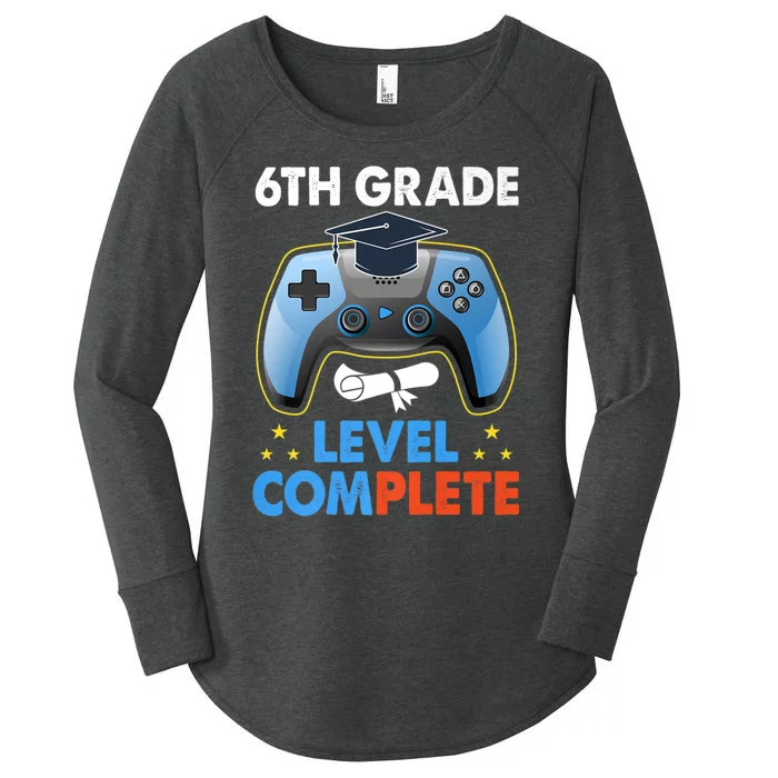 Kindergarten Level Complete Graduation Class Gamer Women's Perfect Tri Tunic Long Sleeve Shirt